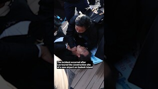 Knife attack on opposition leader