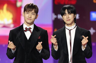 Photos of TVXQ! during '2023 SBS Gayo Daejeon'