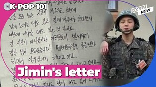 Pvt. Jimin writes handwritten letter to fans