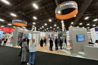 KCC글라스 홈씨씨 인테리어, 북미 최대규모 바닥재 전시회 참가