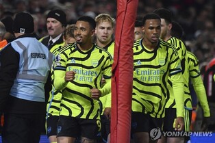 아스널, 노팅엄 꺾고 EPL 2연승…선두 리버풀 승점 2 차로 추격