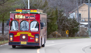 [Yonhap Imagine] Neungnae Station: trolleybus adventure in suburban trip
