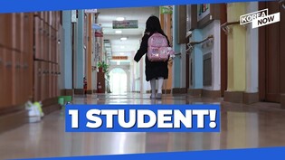 Sharp drop in kids leads to strange elementary school entrance ceremony