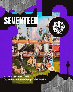 Seventeen to headline Lollapalooza Berlin 2024