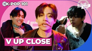 Behind the scenes of V's music video