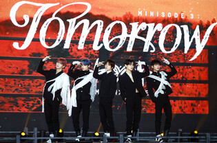 Photos from media showcase of TXT