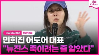 [현장] 민희진 대표, '아일릿 카피' 조목조목 지적ㅣ 민희진 어도어 대표 긴급기자회견 #하이브 #민희진 #뉴진스