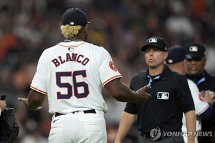 2024 MLB 첫 노히터 블랑코, 이물질 사용 혐의…10경기 출장정지
