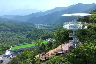 '24구비 고갯길' 영동 도마령에 전망대 설치
