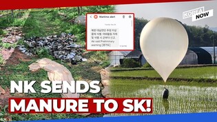 Emergency alert as trash and manure flown across border to S. Korea! Why?!