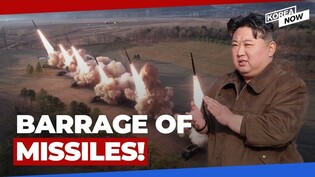 Yet more drama as N. Korea fires around 10 ballistic missiles