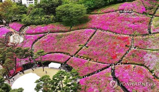 군포철쭉축제 부스운영자 72곳, 수익금 10% 장학금으로 기탁
