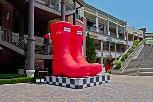 신세계파주아울렛, 영국 레인부츠 브랜드 '헌터' 팝업스토어