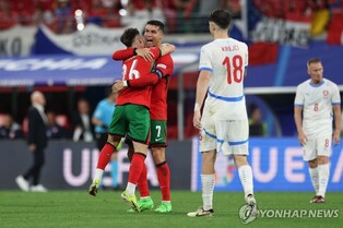 콘세이상 극장골…포르투갈, 유로 1차전서 체코에 2-1 역전승
