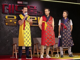 한복 입은 '데드풀' 라이언 레이놀즈 "초능력 얻은 느낌"(종합)