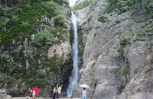 [픽! 영동] 장마에 수량 불어난 옥계폭포