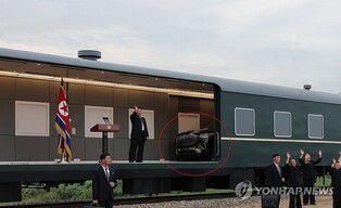 N. Korean leader seen with new Mercedes-Benz SUV in defiance of sanctions