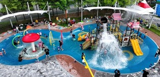 무더위만큼 '핫' 한 대전 동구 어린이 물놀이장, 2만명 돌파