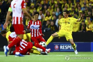 즈베즈다, UCL PO 1차전 1-2로 져…황인범은 어시스트 작성