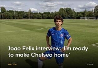 '한때 제2의 호날두' 펠릭스의 새 출발…"첼시를 내 집으로!"