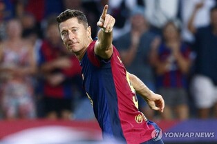레반도프스키 리그 3호골…바르사, 빌바오 2-1 꺾고 개막 2연승