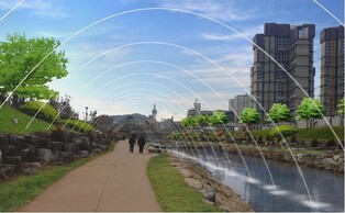 춘천시 도심 석사교 새 단장…야간경관 11월 준공