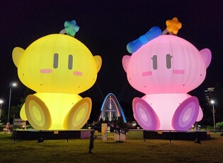 0시 축제 참여한 꿈돌이 갑천으로…11월까지 전시