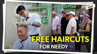 Hairdresser who goes around Seoul's Harlem giving free haircuts to homeless people