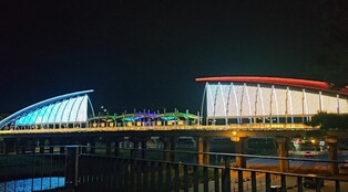 청주 서문교 미디어파사드로 야간경관 명소된다