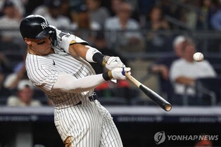 저지 58홈런·144타점…오타니 54홈런·59도루 위대한 도전 마감