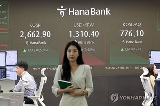Seoul shares dip over 2 pct ahead of U.S. economic data; won at 9-month high