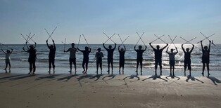 태안 안면도 삼봉∼기지포 해변에 맨발걷기 코스 조성