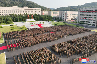 N. Korean leader visits military university