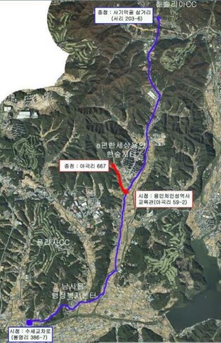 용인시, 고려 대몽항쟁 유적지 '처인성' 주변 명예도로명 부여