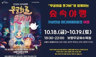 수목원서 한밤 미디어아트 감상…보령서 18∼19일 '숲속야행'