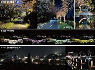 여주시, 남한강변 오학동·여주대교에 야간 경관조명