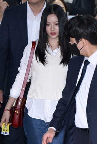 NewJeans' Hanni at parliament
