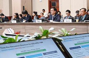 Finance minister at APEC meeting