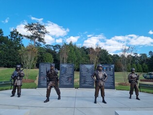 Korean War memorial installed at Georgia museum to honor troops' sacrifices, cherish alliance