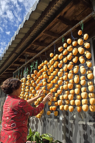 Dried persimmons
