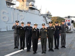 Cadets' joint training cruise