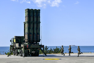 Cheongung-II interceptor's live-fire drill