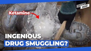 Illegal drugs found inside Buddha statue, over 570kg confiscated in Korea