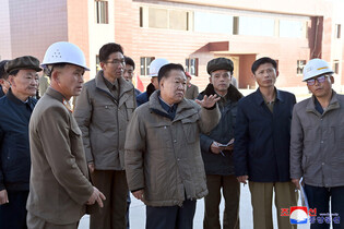 N. Korea's No. 2 man inspects factory