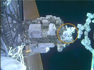 KASA-NASA solar coronagraph successfully installed on ISS