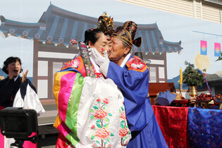 Groom and bride