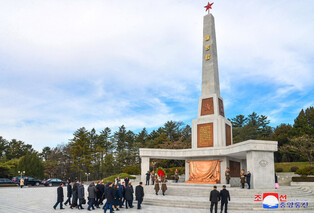 Russian delegation in N. Korea