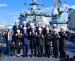 HD Hyundai delivers 8,200-ton Aegis destroyer to Navy