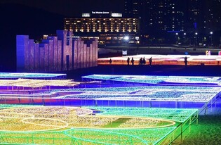 '눈부신 파도' 제11회 해운대 빛 축제 14일 불 밝힌다