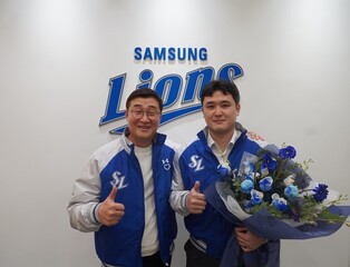 New Samsung pitcher